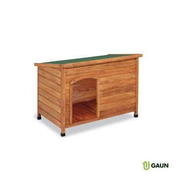 CASETA MADERA TECHO PLANO...