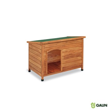 CASETA MADERA TECHO PLANO...